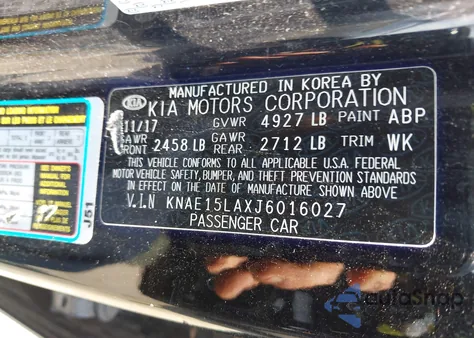 2018 Kia Stinger из США, поврежденный, VIN KNAE15LAXJ6016027